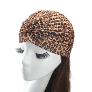 Animal print turbans